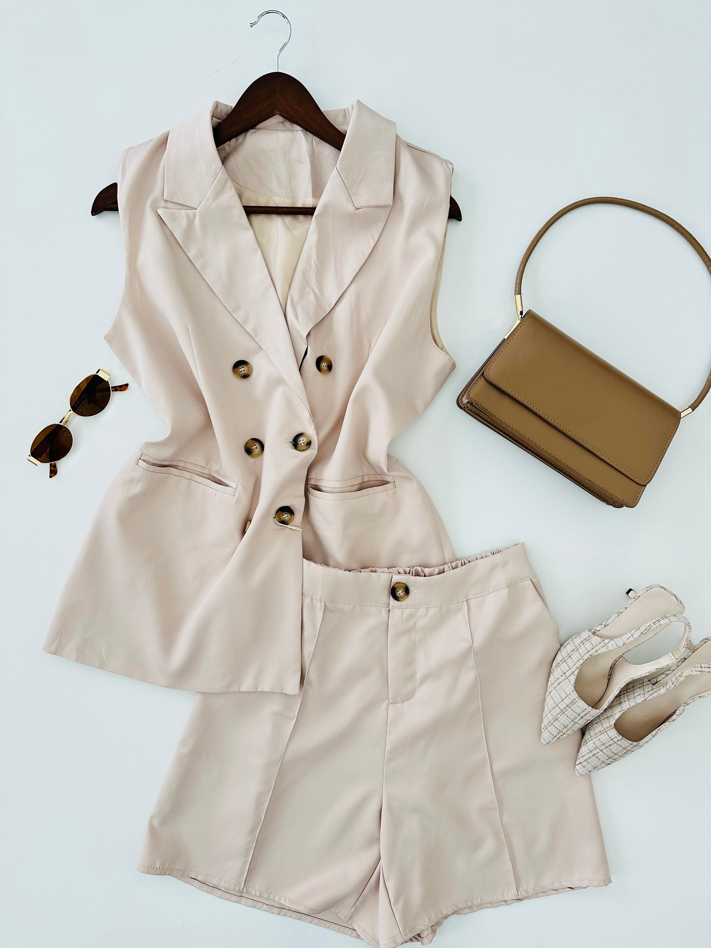 Conjunto chaleco/short