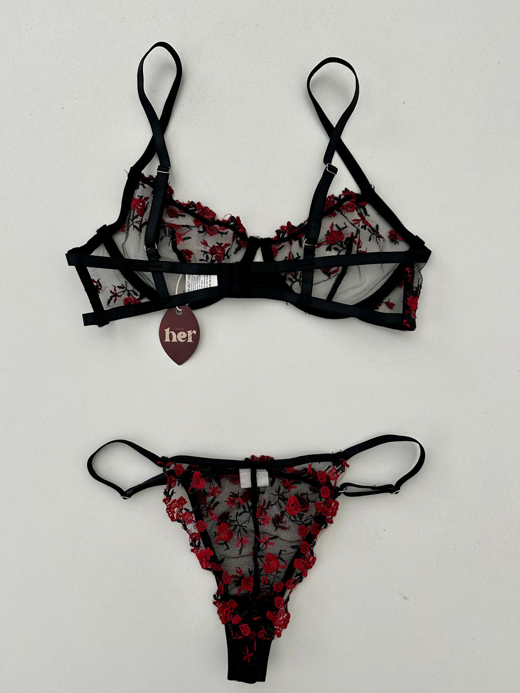 Set mesh c/bordado