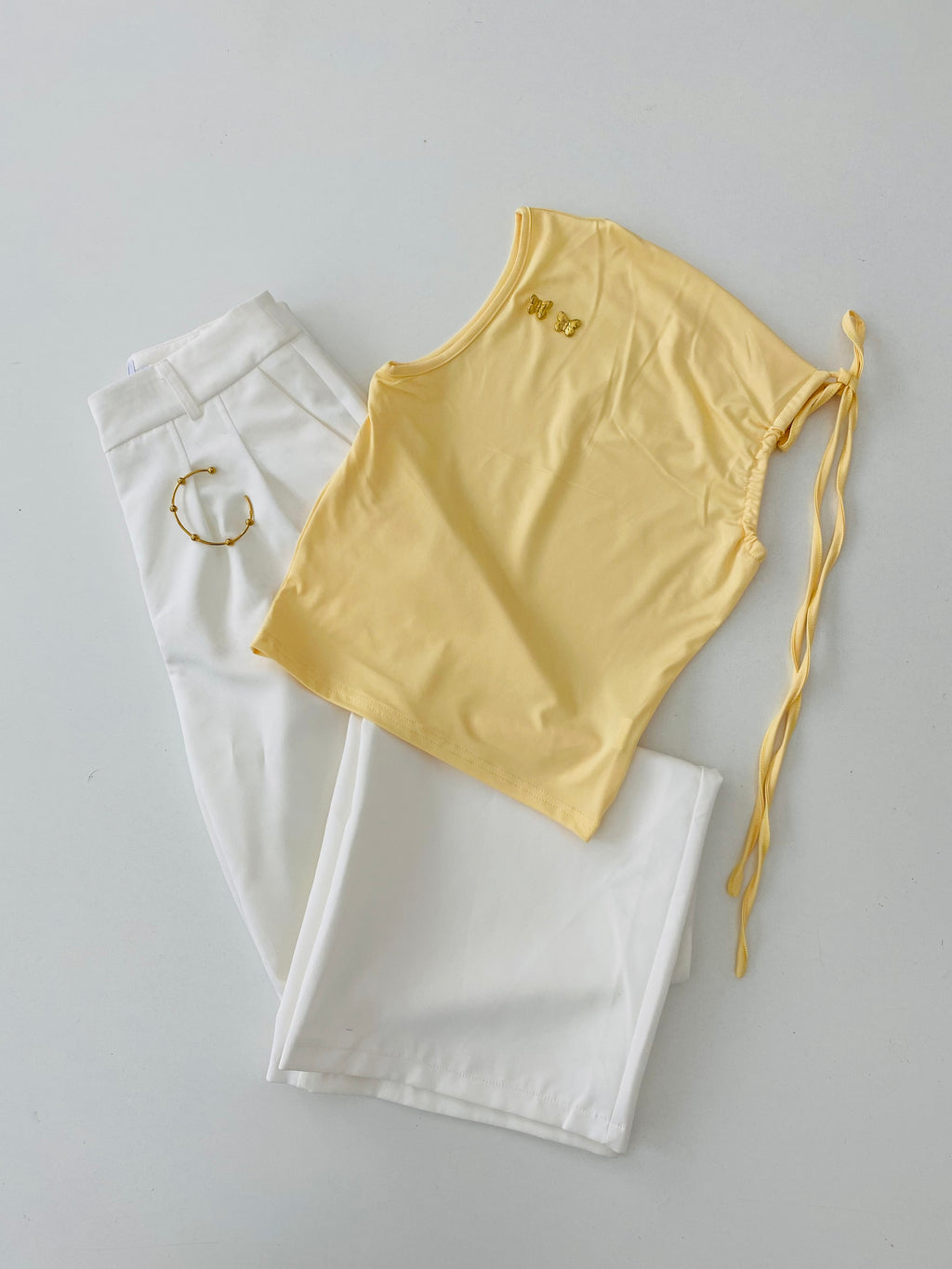 Blusa  moño en hombro