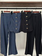 Set Denim botones