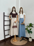 Blusa cuello cuadrado
