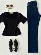 Blusa manga corta
