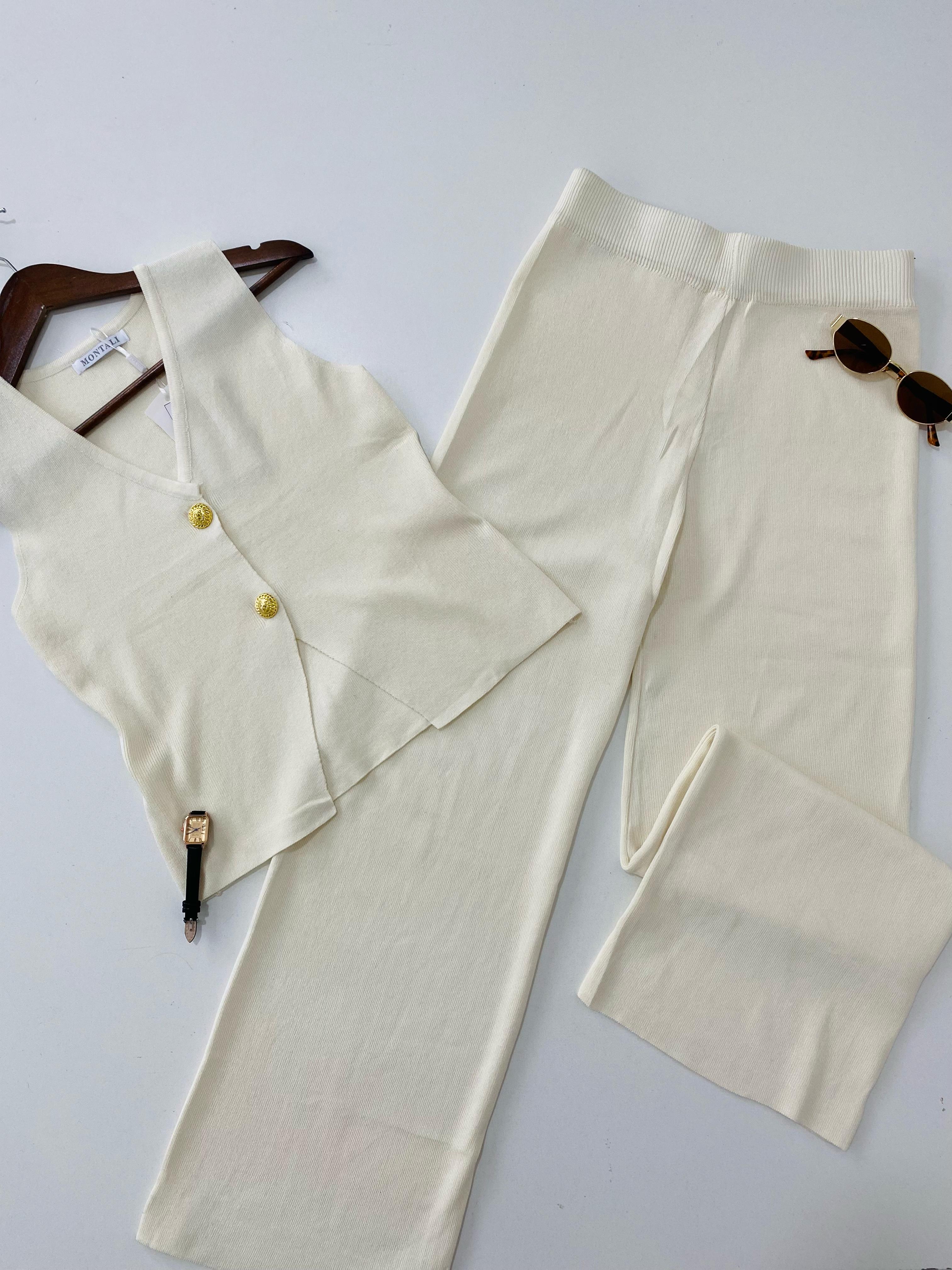 Set pantalón/blusa 2 botones