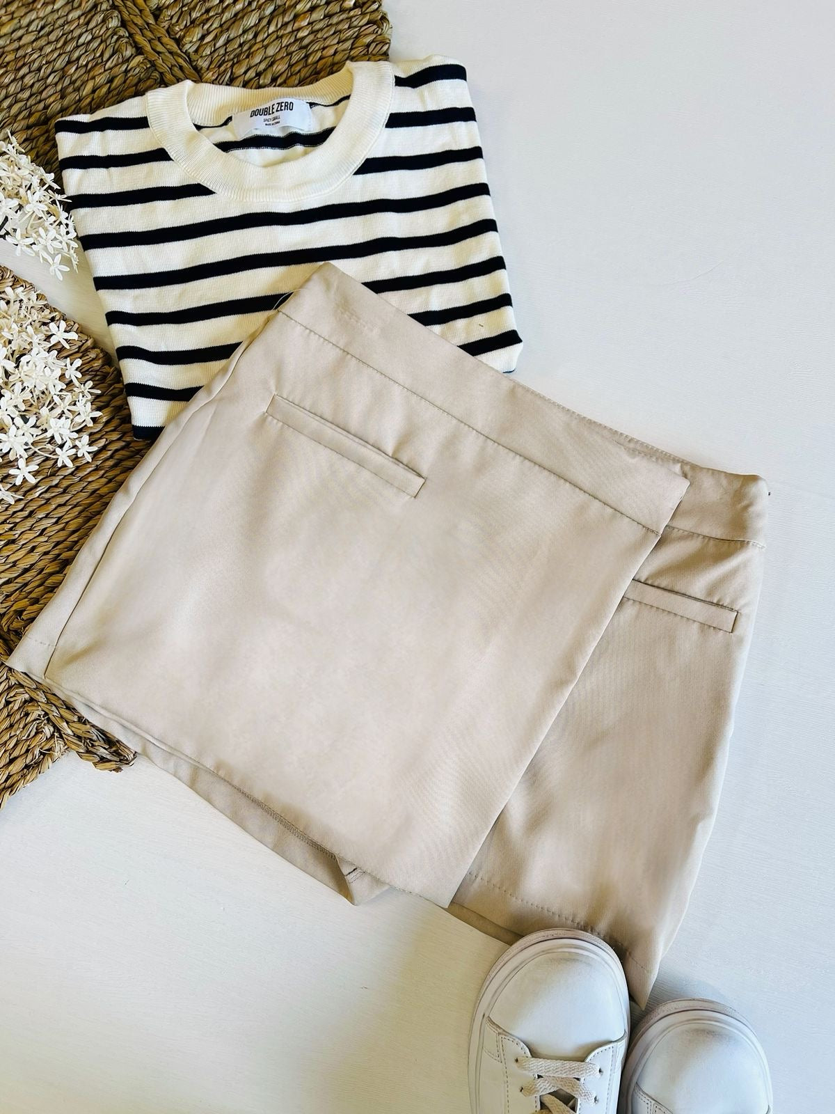 Short falda dupe Zara