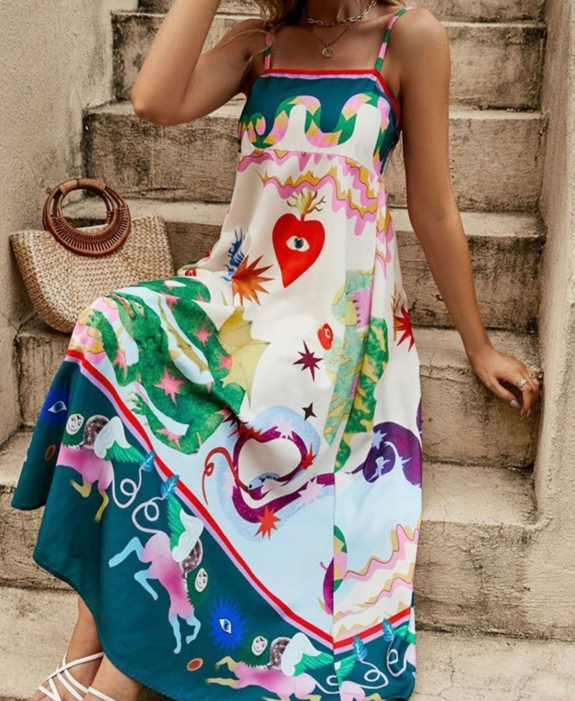 Vestido de estampados