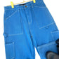 Cargo pants electric blue