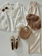 Blusa boho con olanes