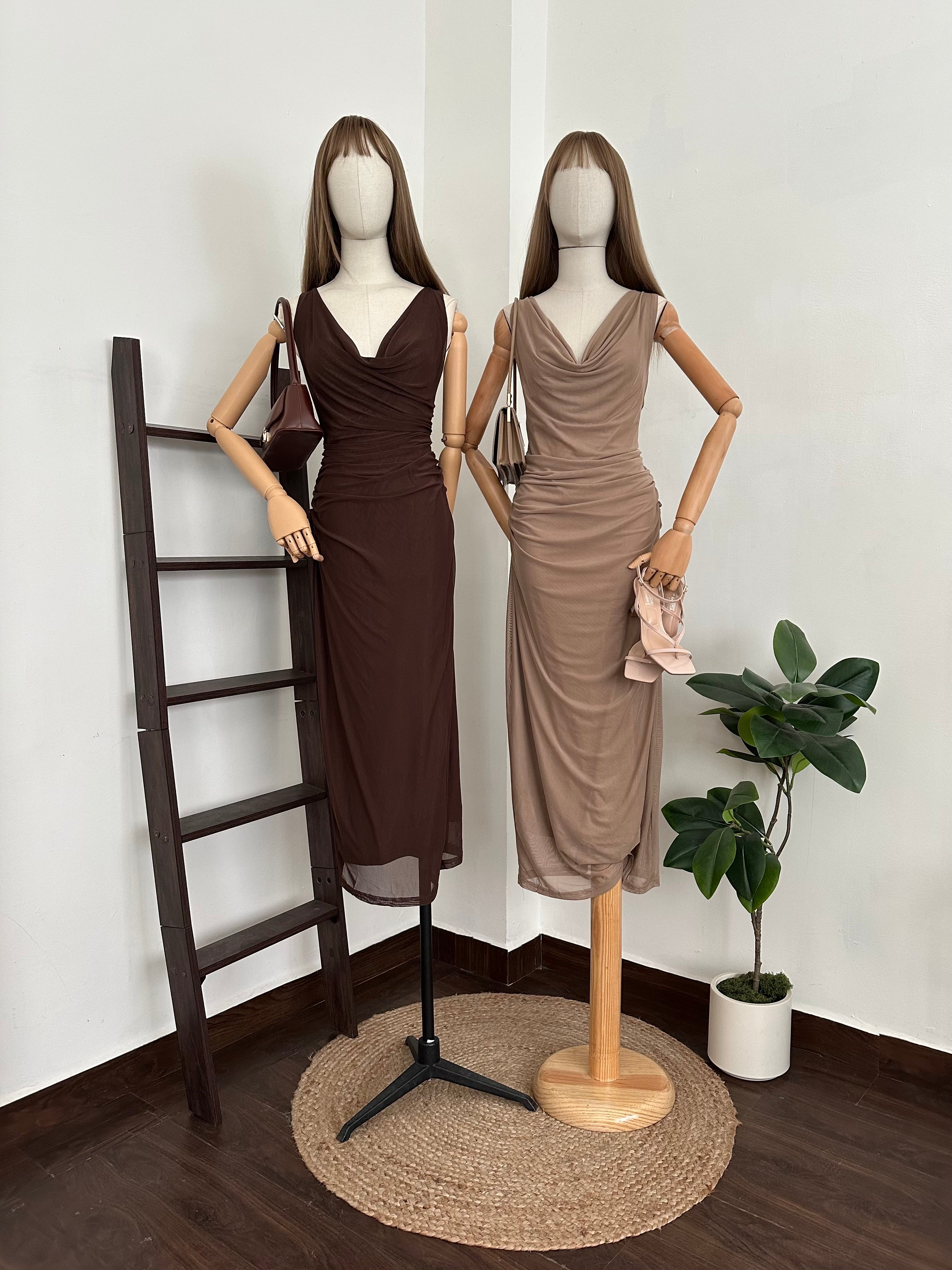 Vestido mesh