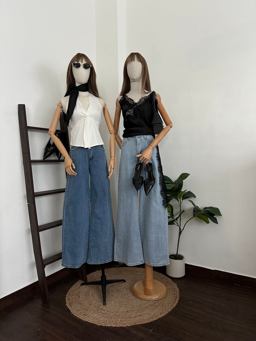 Jeans c/estoperoles