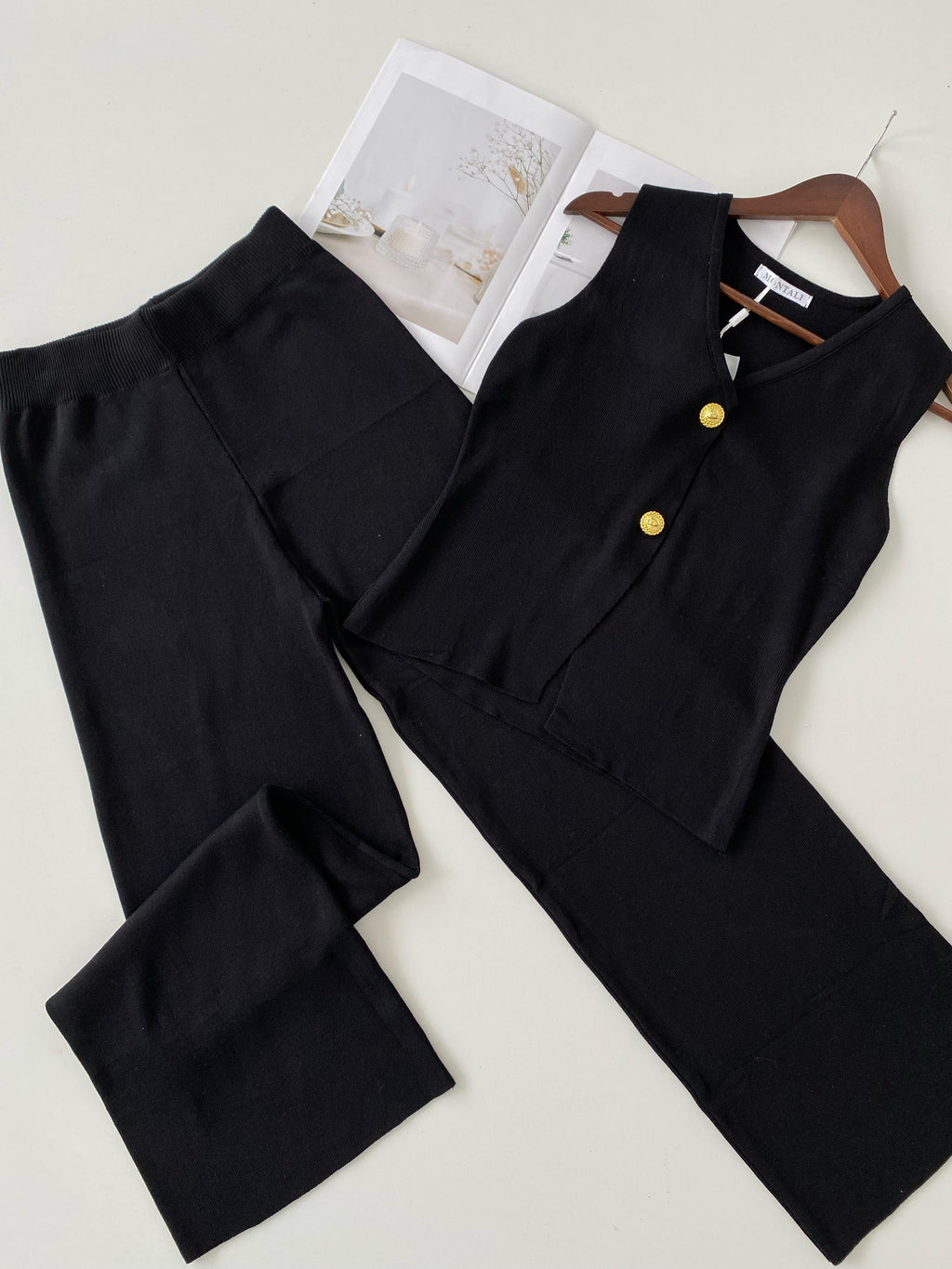 Set pantalón/blusa 2 botones