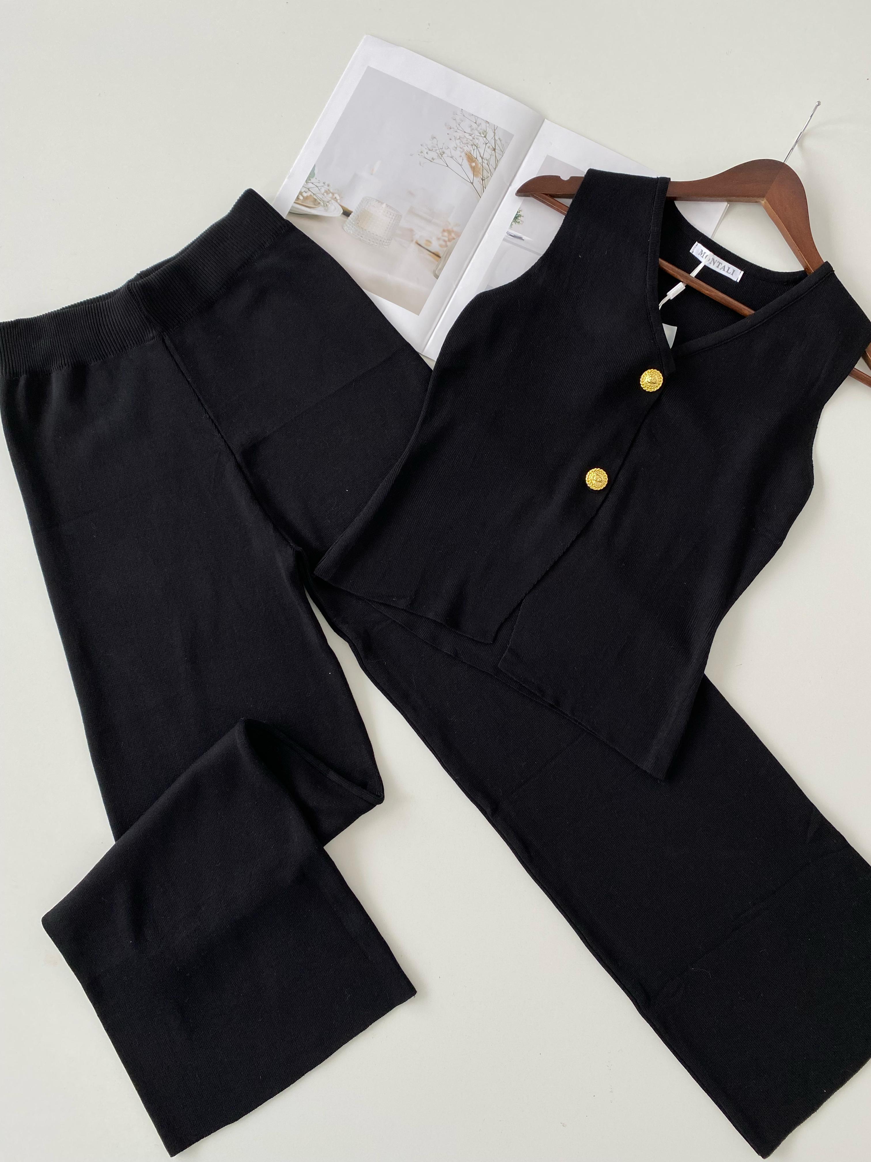 Set pantalón/blusa 2 botones