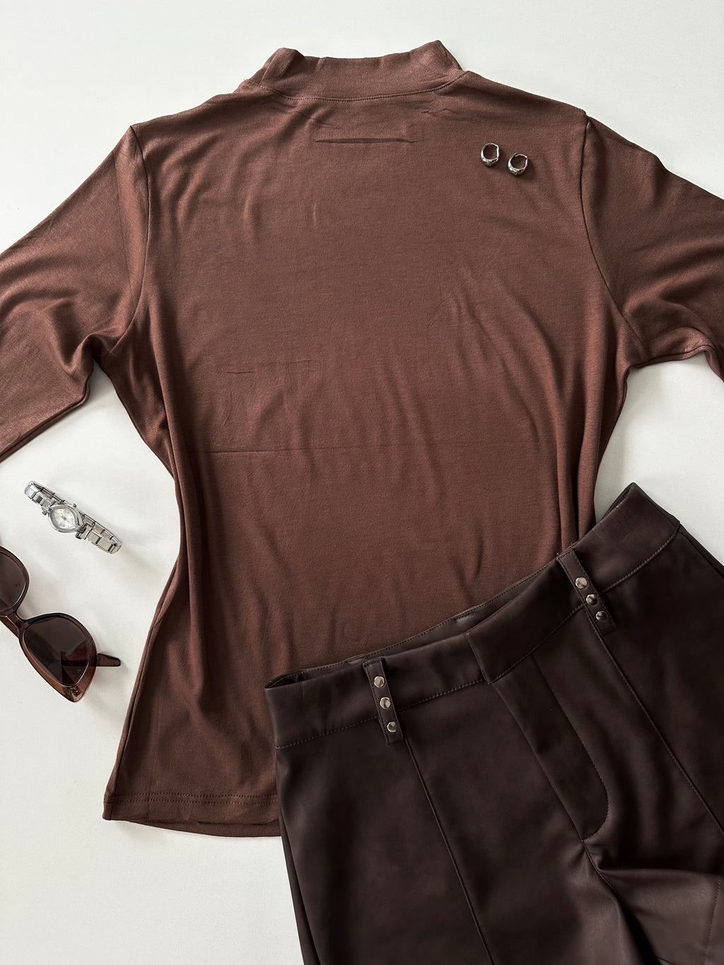 Blusa básica manga larga