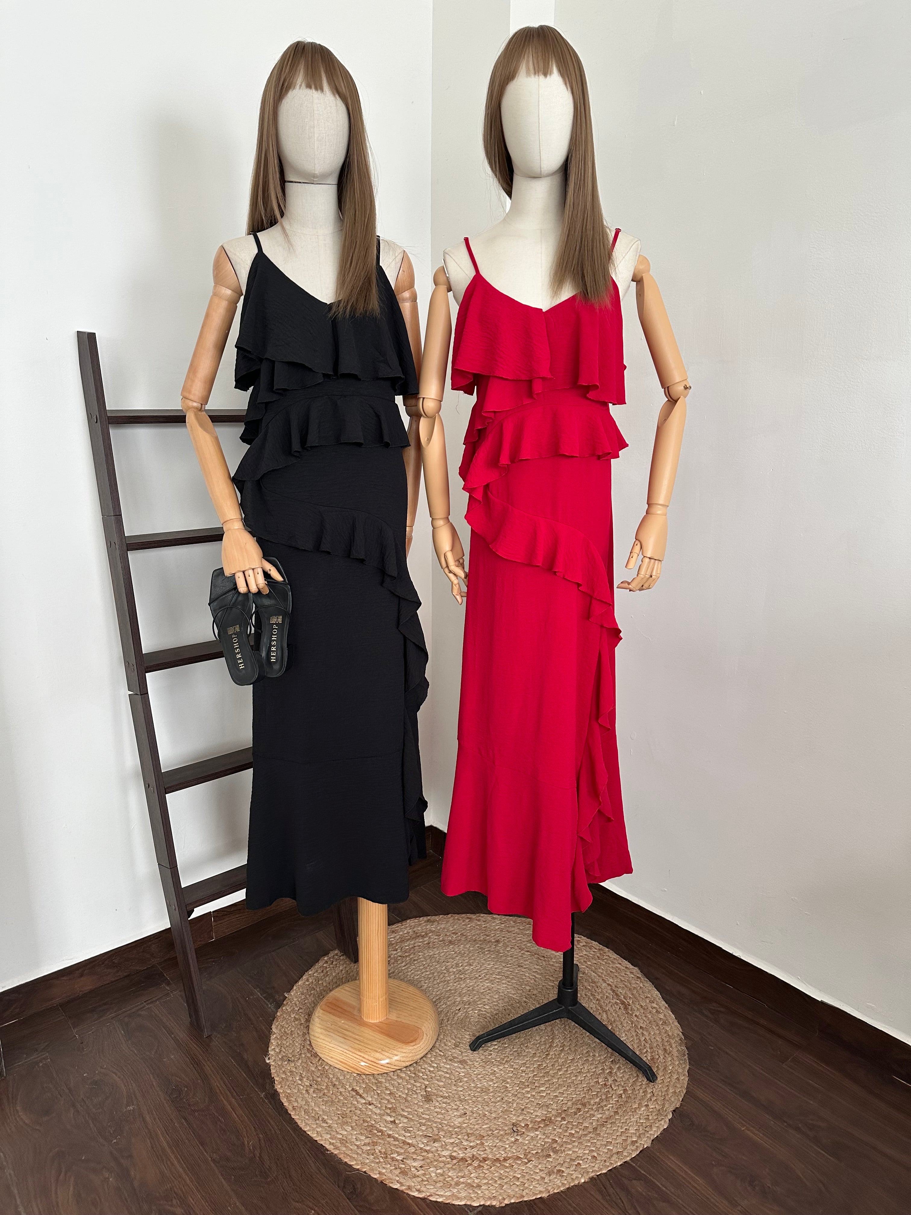 Vestido con Olanes
