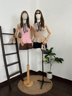 Blusa peplum de punto