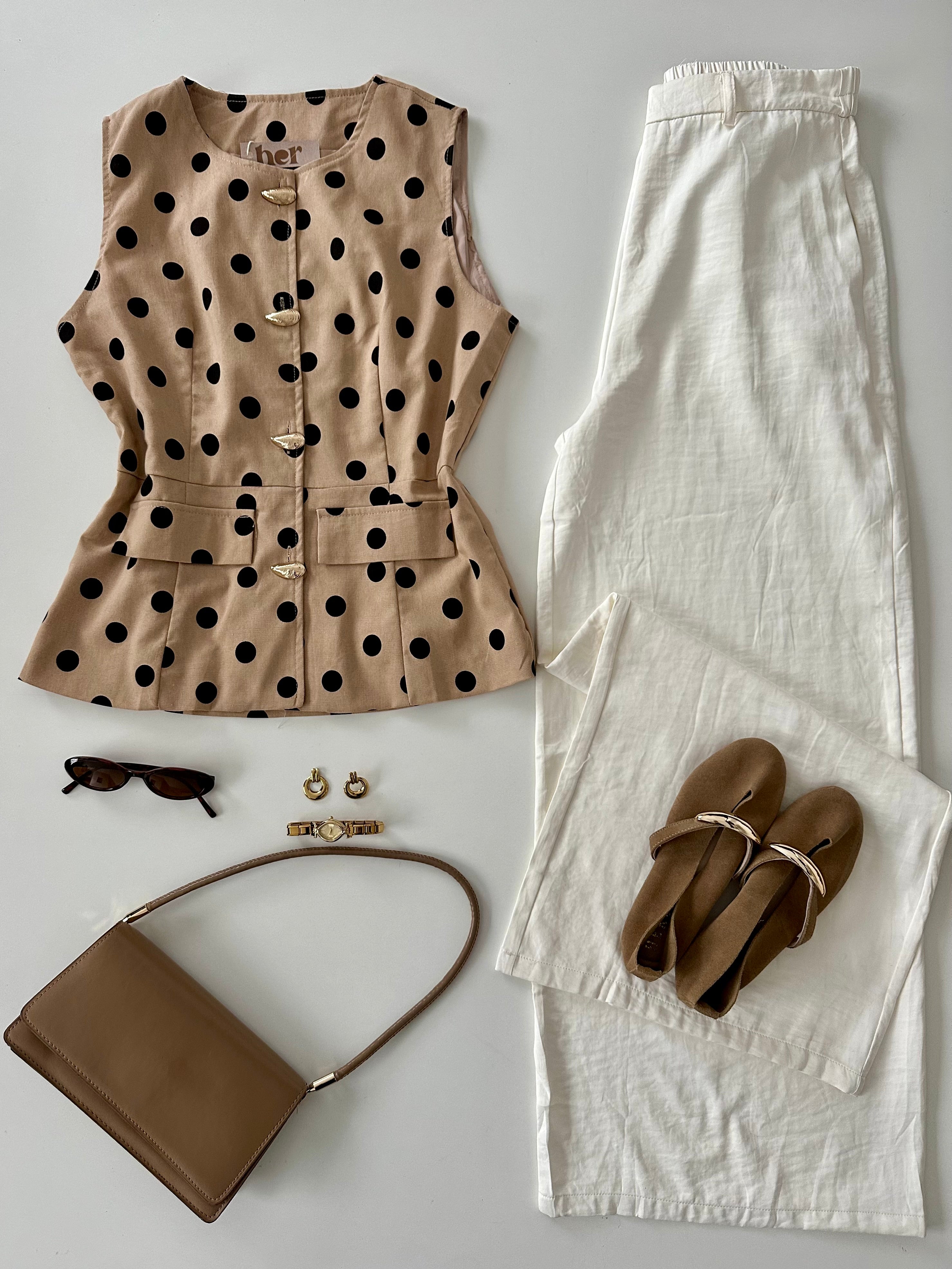 Chaleco polka dots