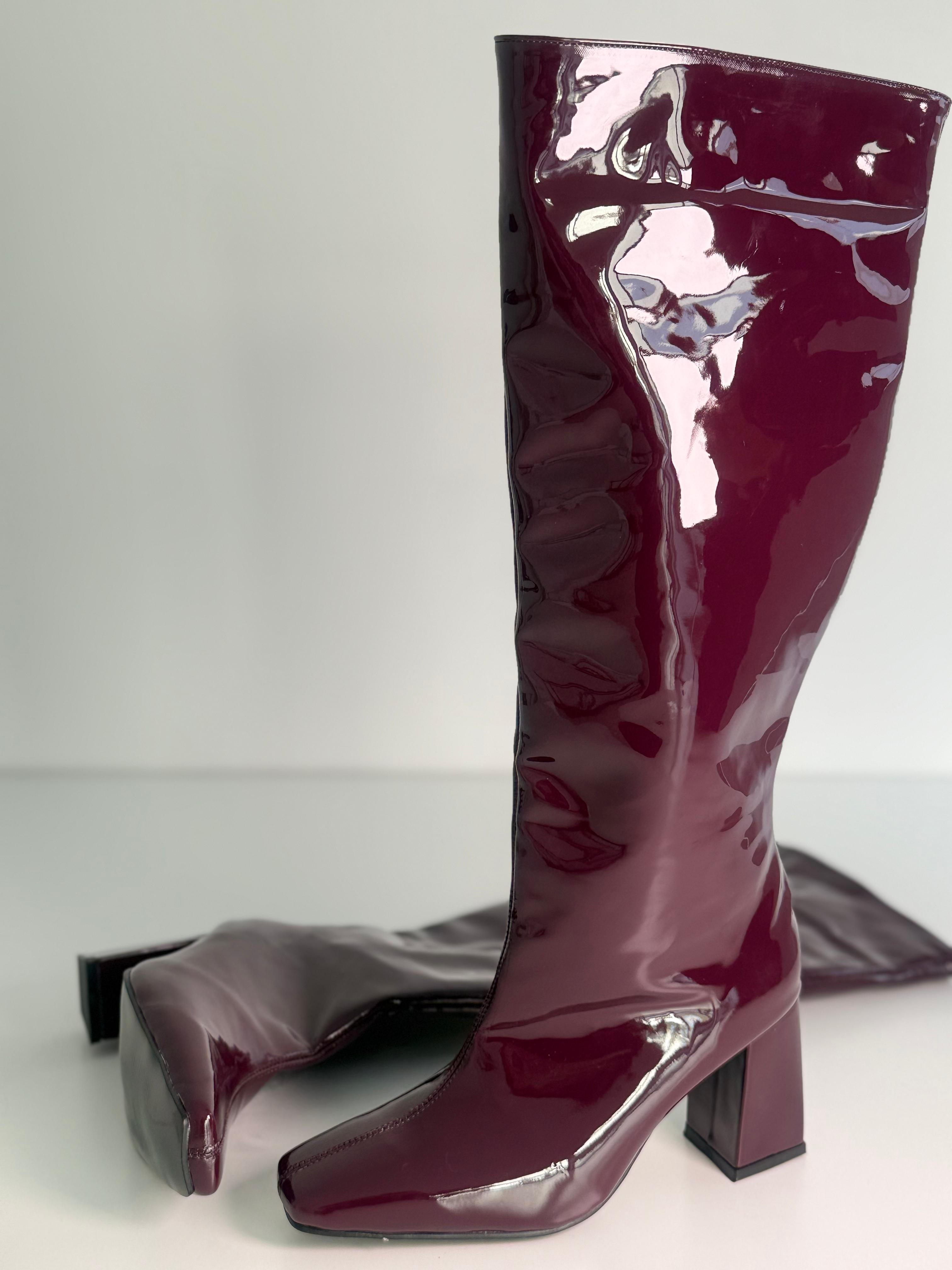 Bota larga punta cuadrada “HERSHOP”