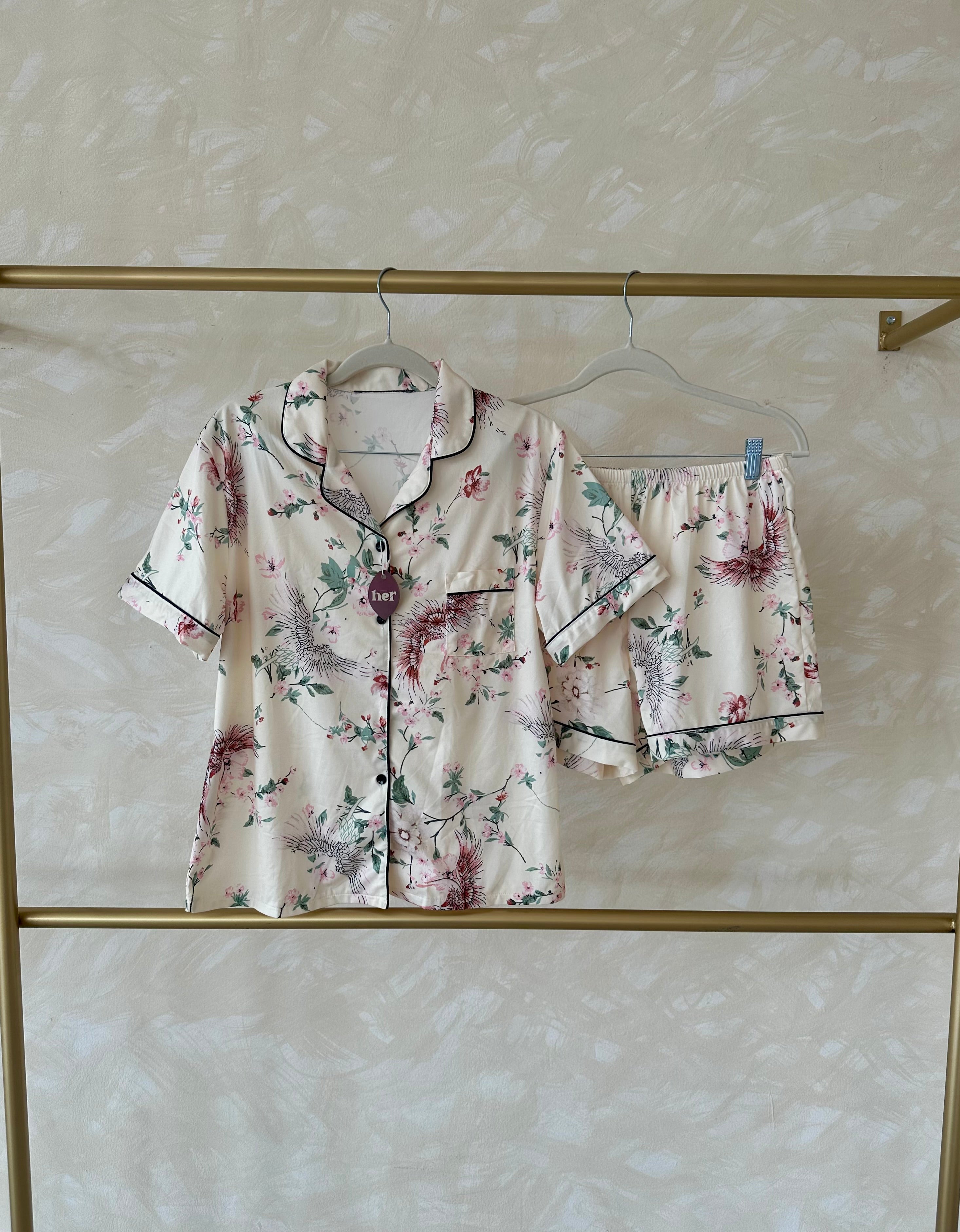 Pijama con flores