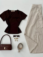 Blusa cuello cuadrado