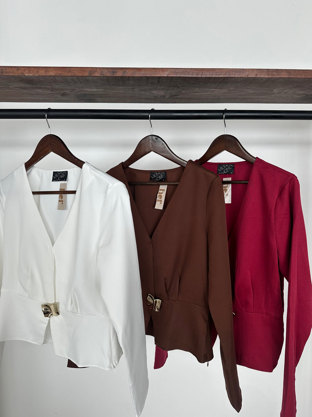 Blusa formal Milk&Honey