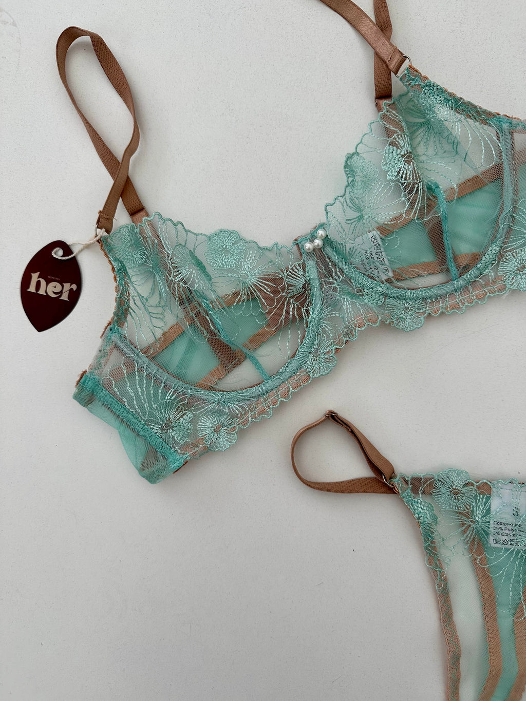 Set mesh c/encaje
