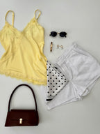 Blusa de tirantes con encaje