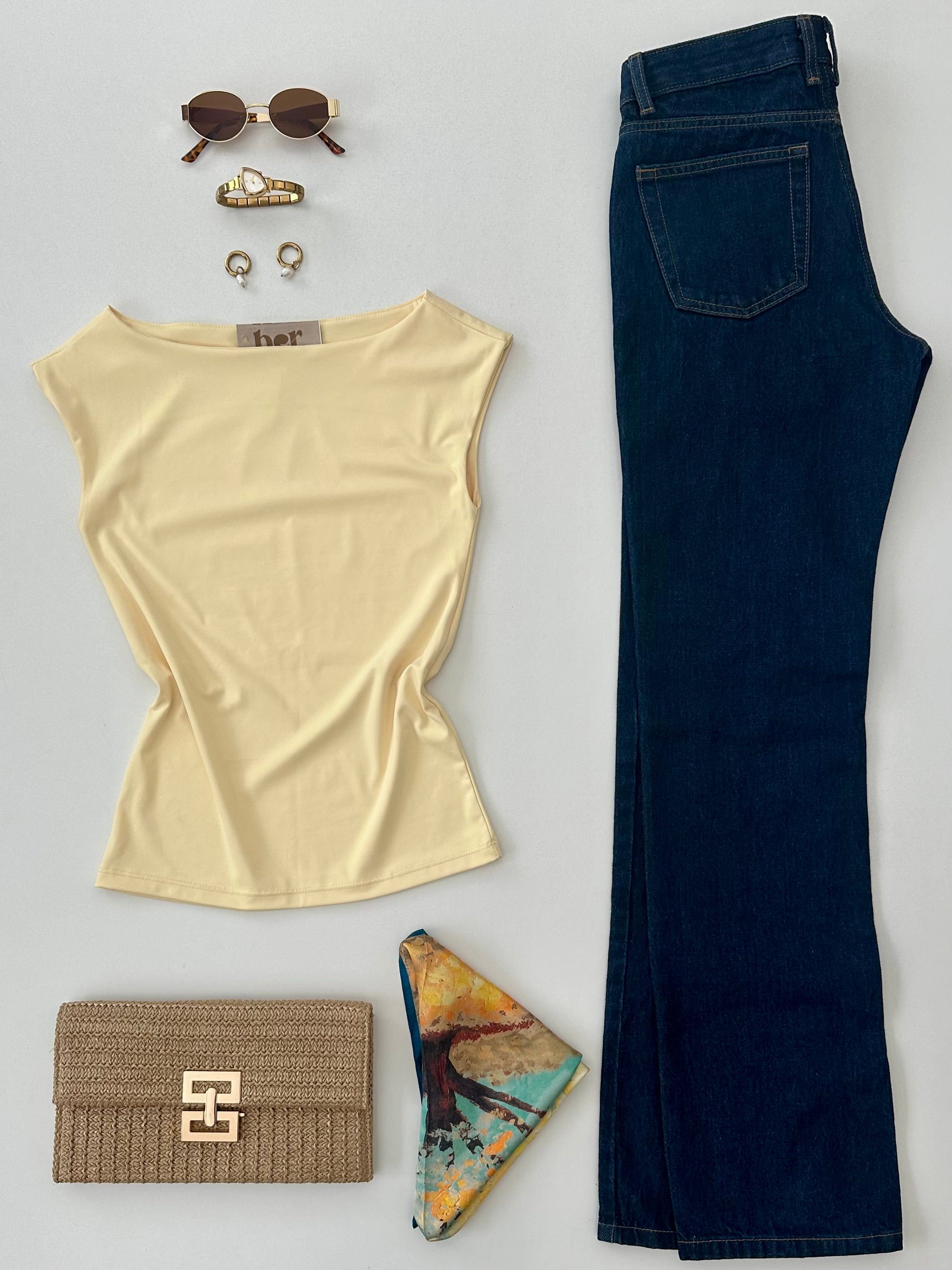 Blusa sin mangas