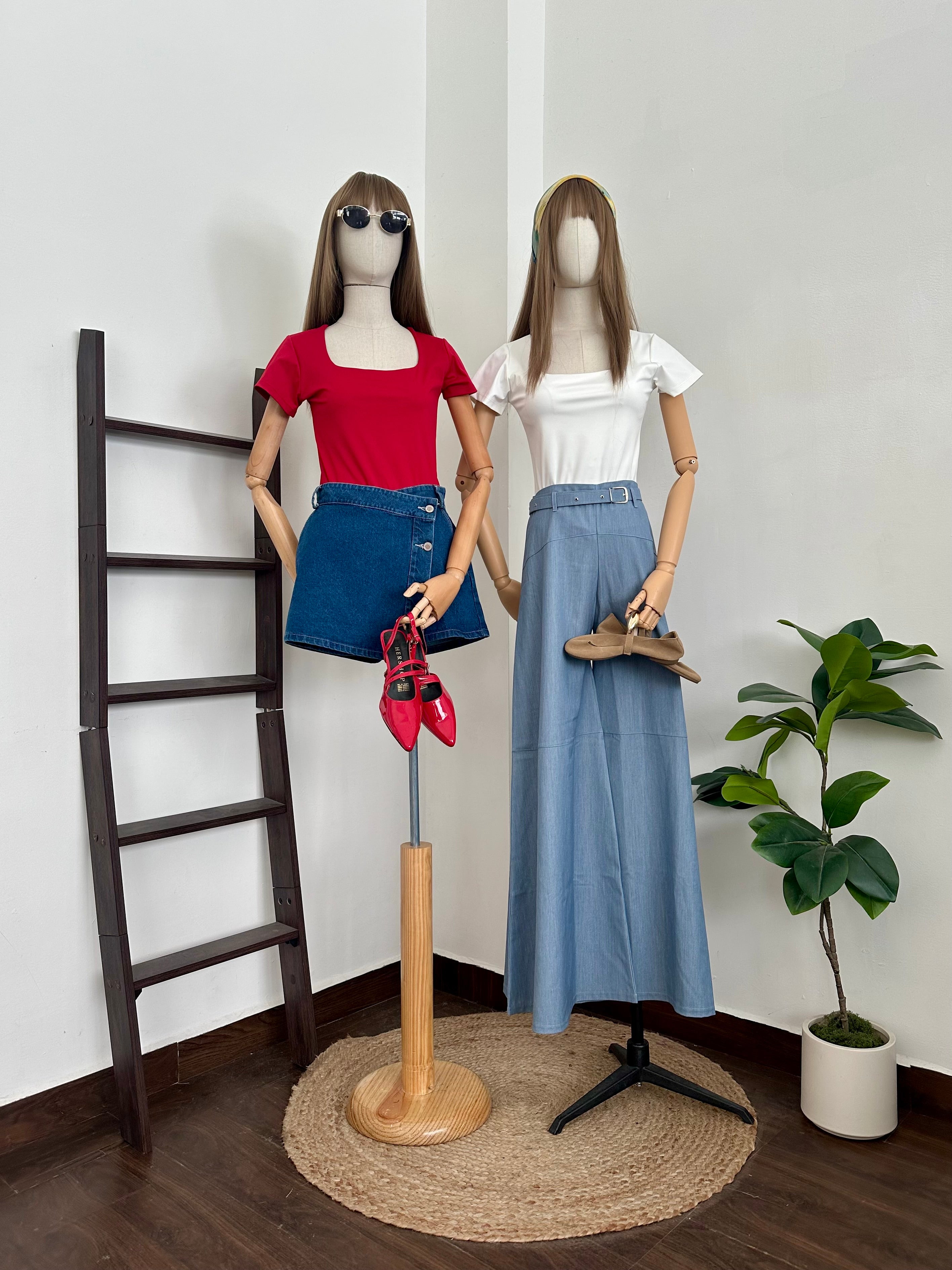 Blusa cuello cuadrado