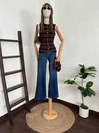Jeans wide leg clasico