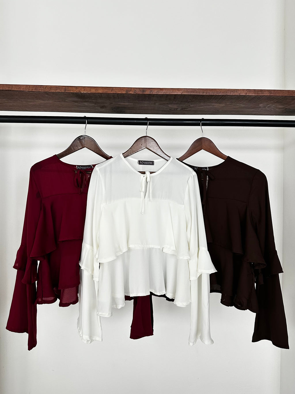 Ruffled blouse