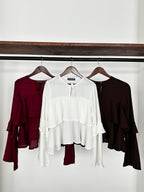 Ruffled blouse