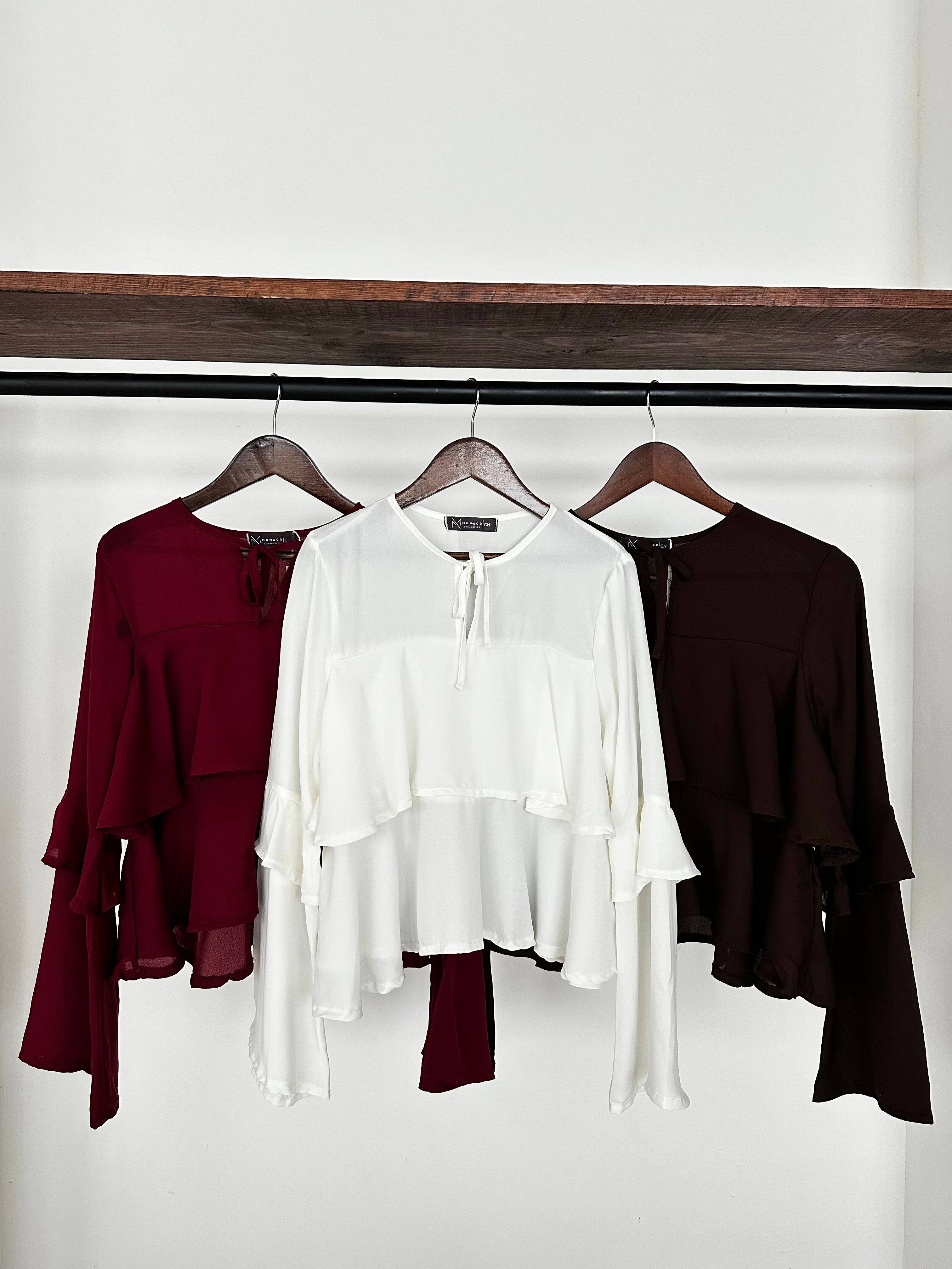 Ruffled blouse