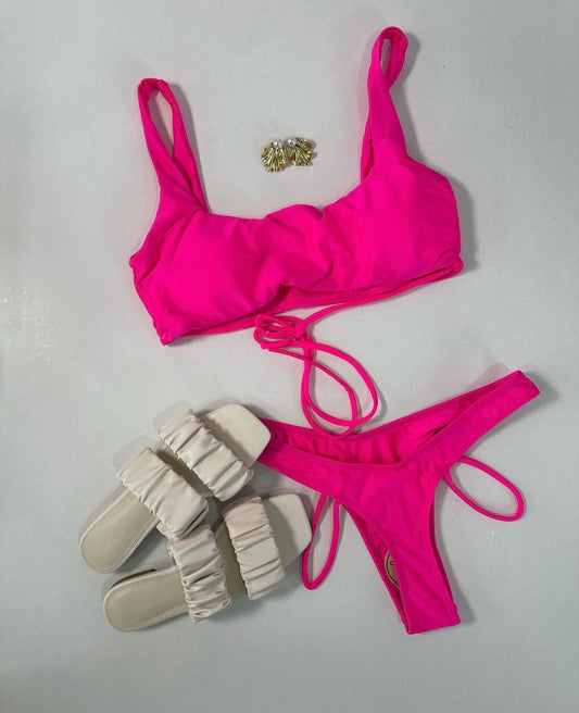 Pink swimwear