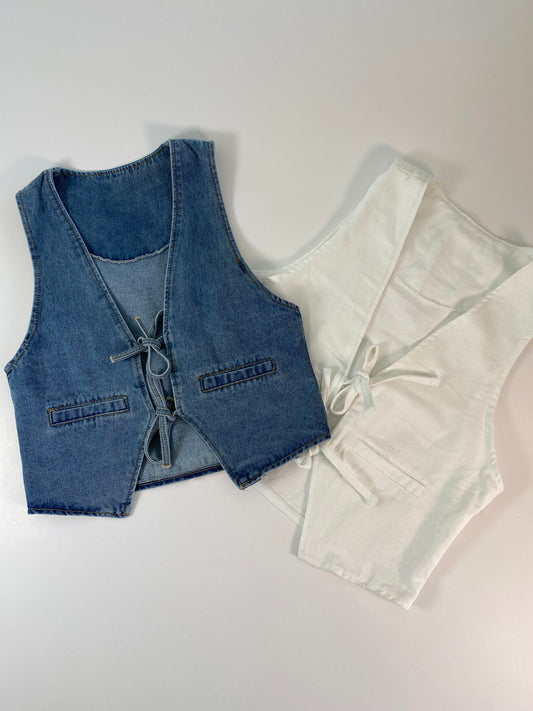 Denim vest