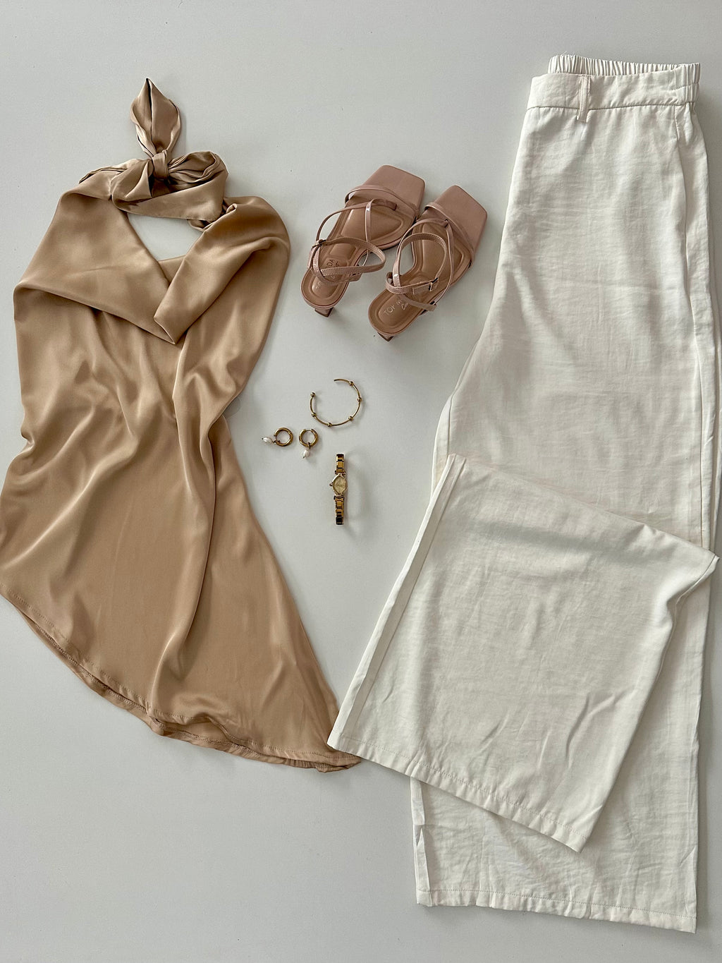 Halter blouse Satin