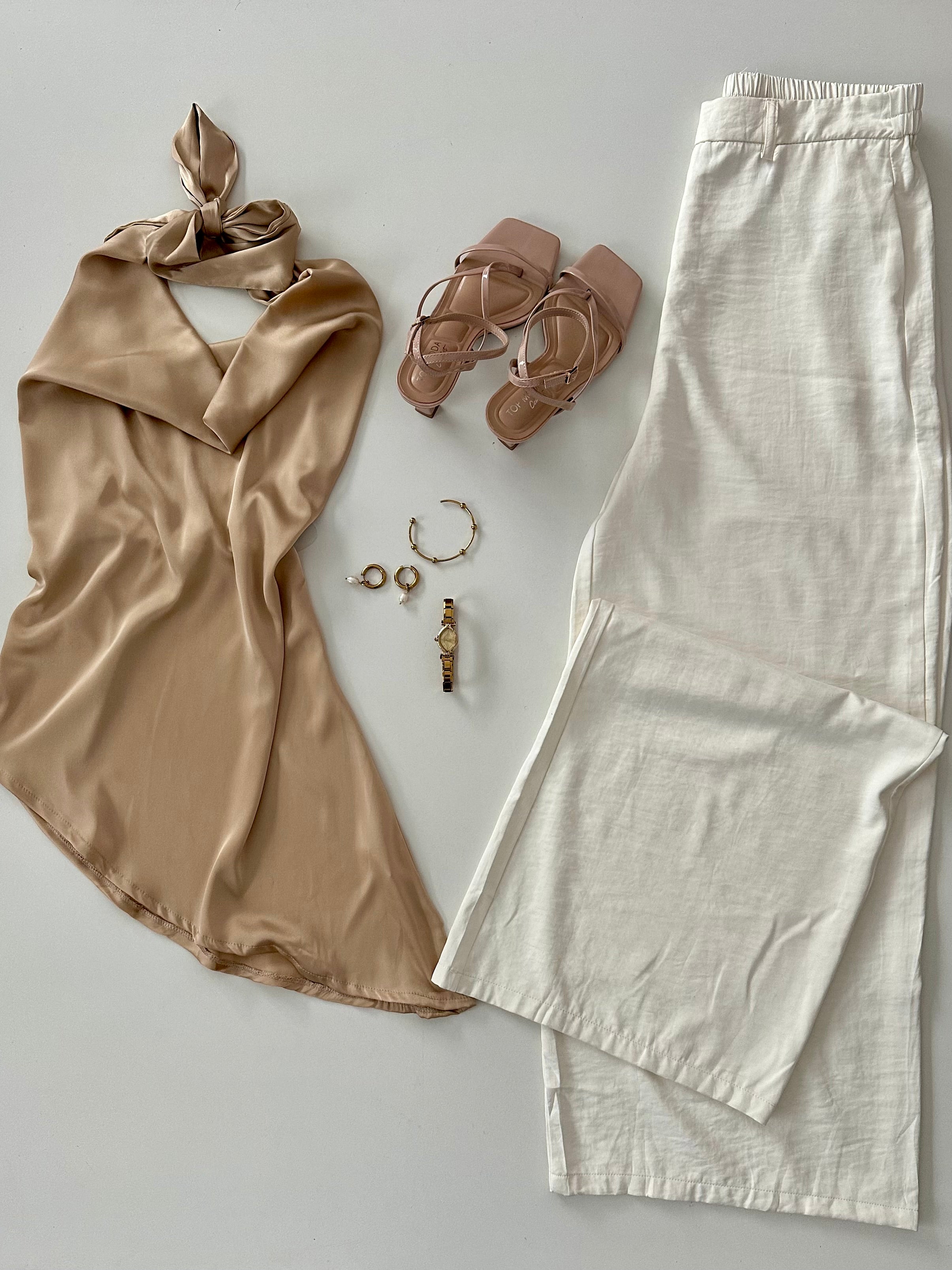 Halter blouse Satin