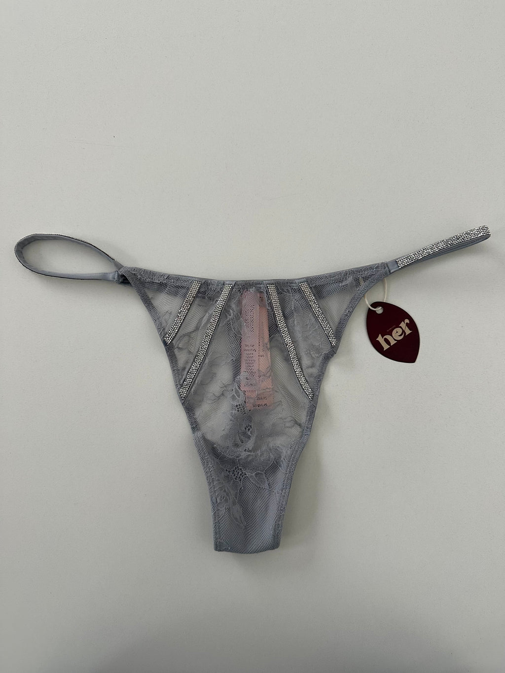 Tanga encaje c/brillo