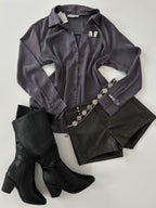 Short vinipiel c/estoperoles