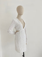 Vestido con abertura