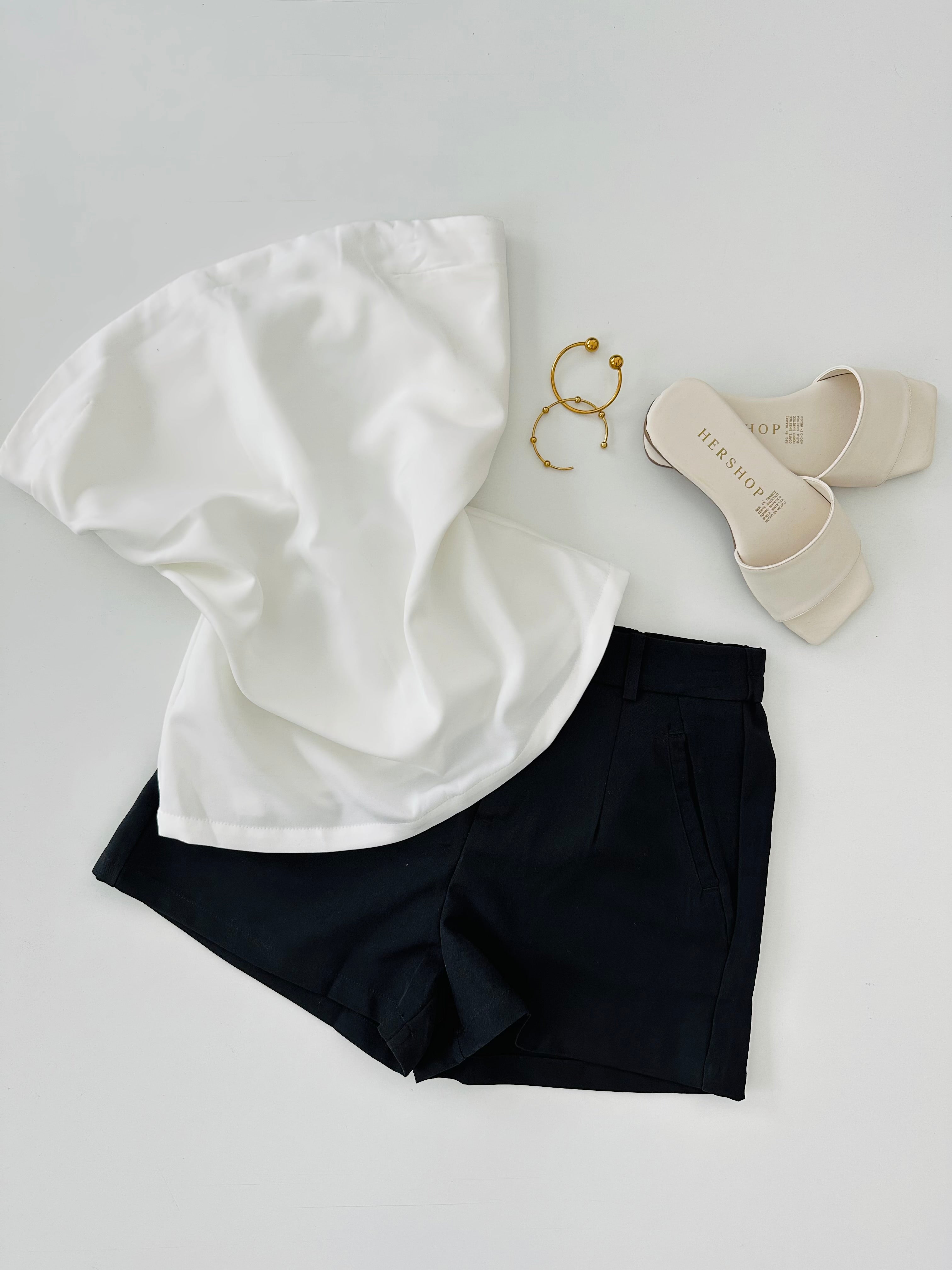 Strapless blanco