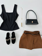 Falda/short c/cinto