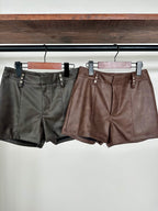 Short vinipiel c/estoperoles