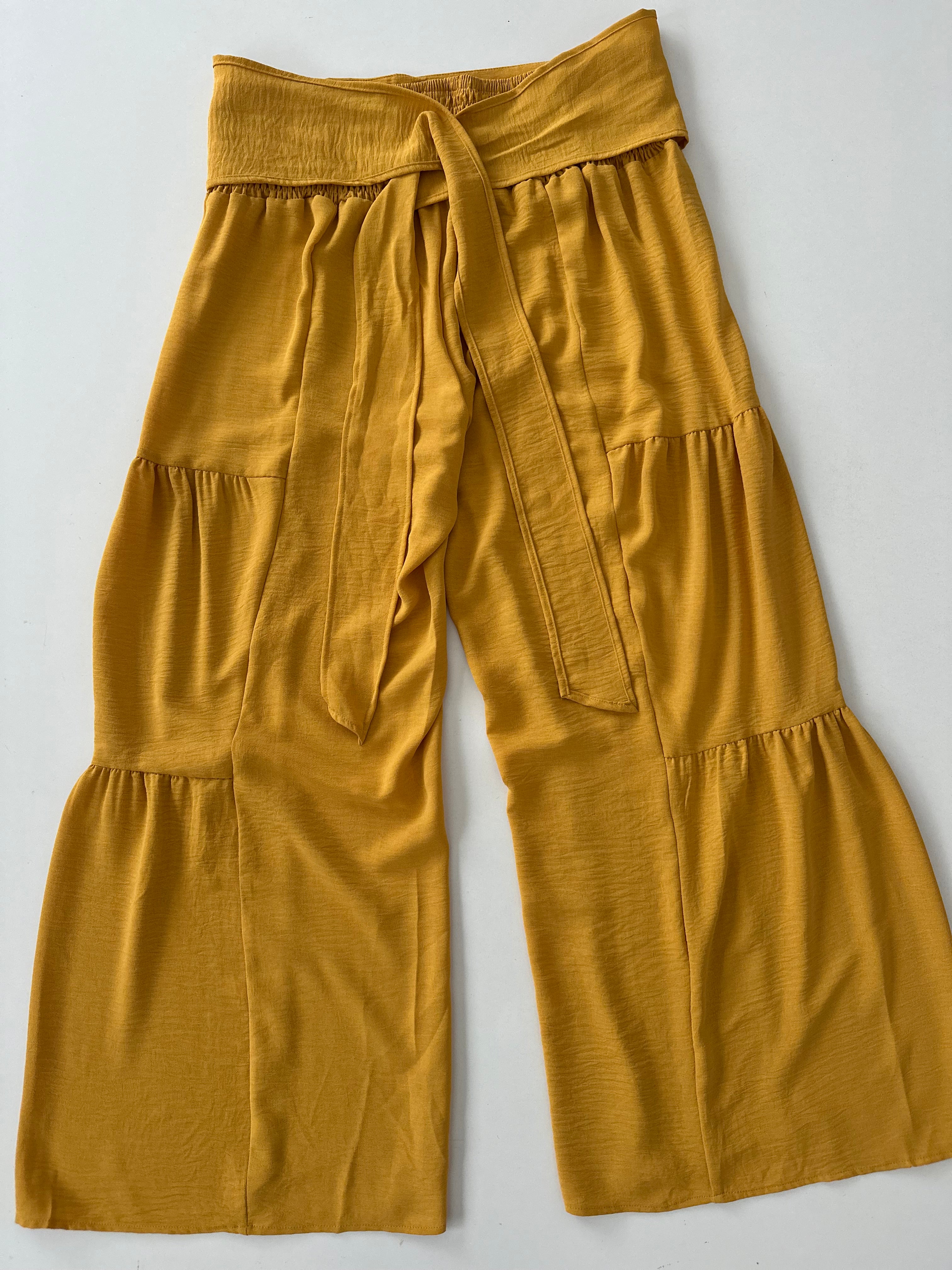 Pantalón mostaza c/ elástico
