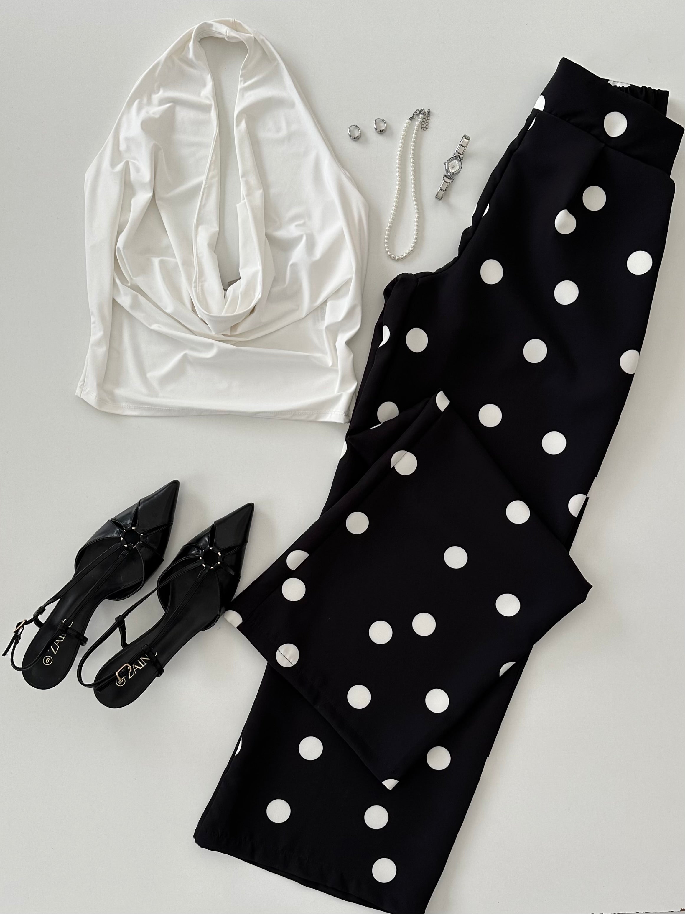 Set halter polka dots