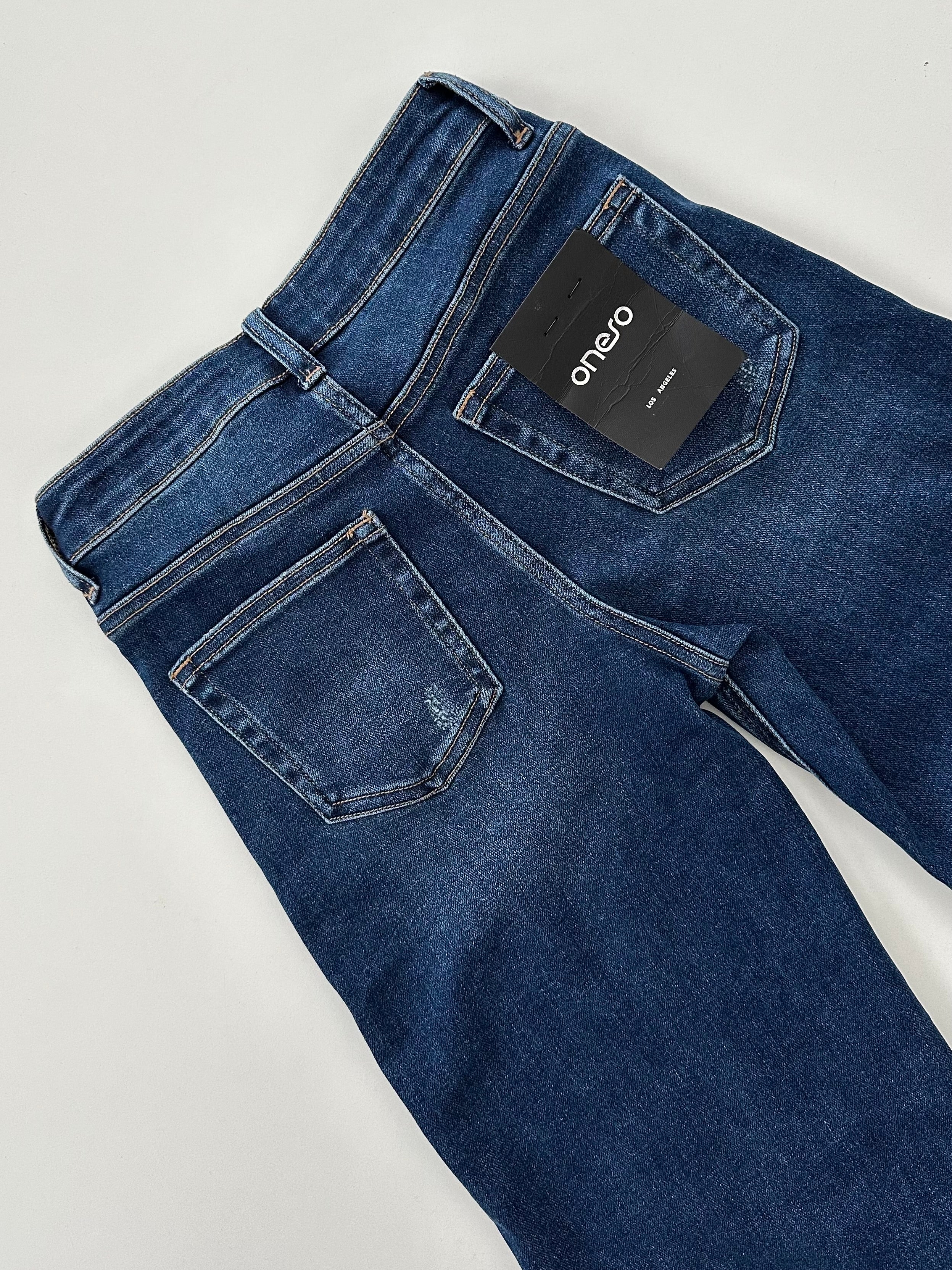 Jeans wide leg clasico