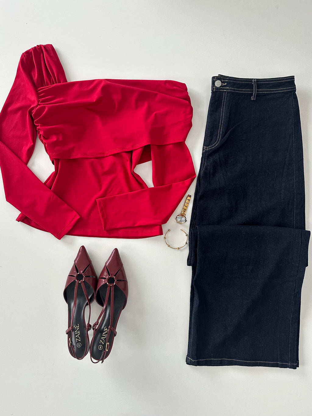 Blusa ligera de un hombro