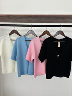 Blusa tipo capa