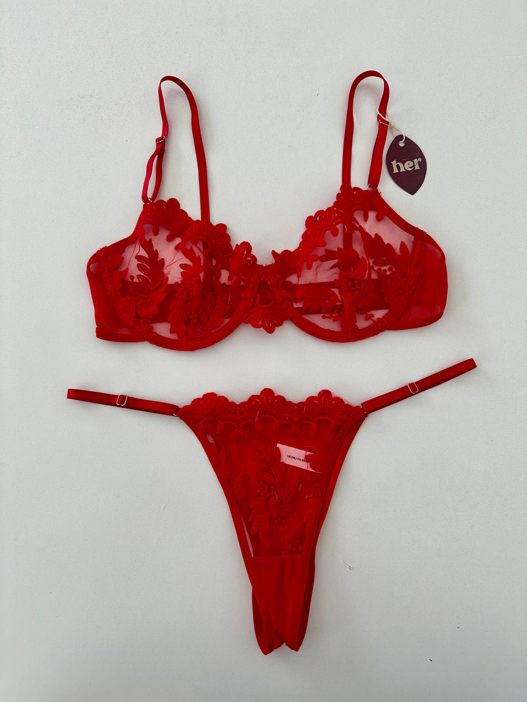 Set mesh c/ bordado