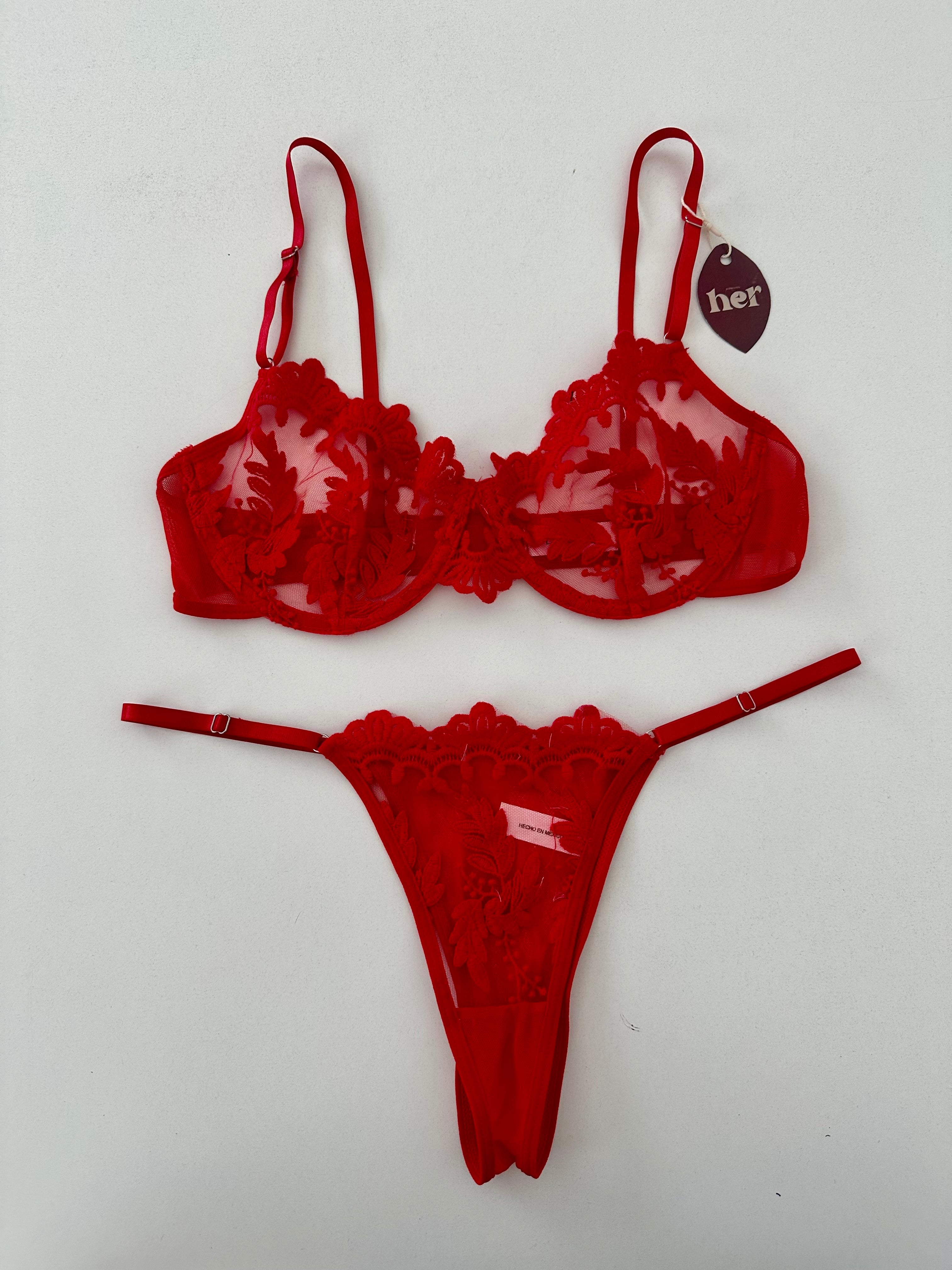 Set mesh c/ bordado