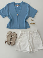Blusa tipo capa