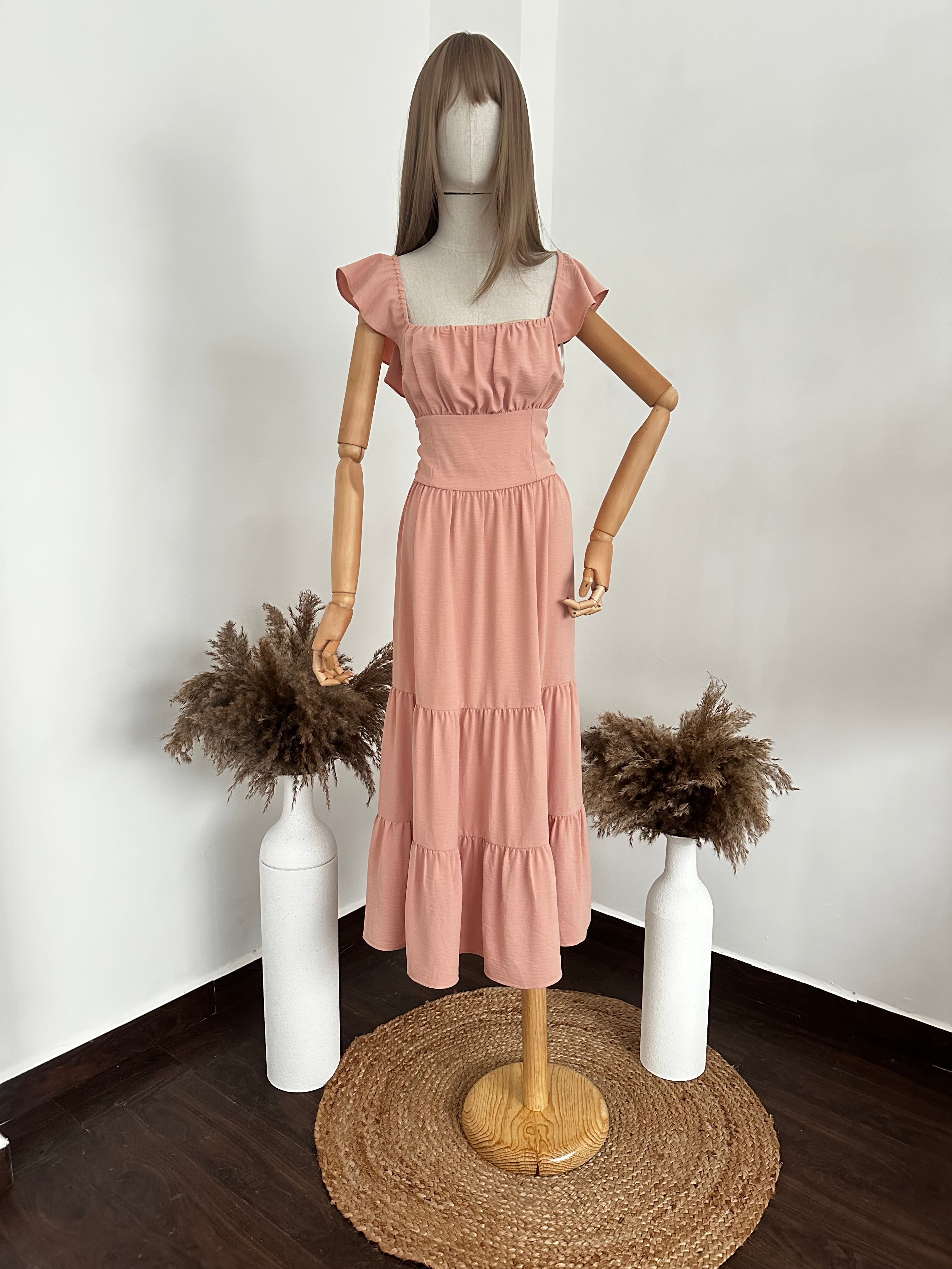 Vestido coral